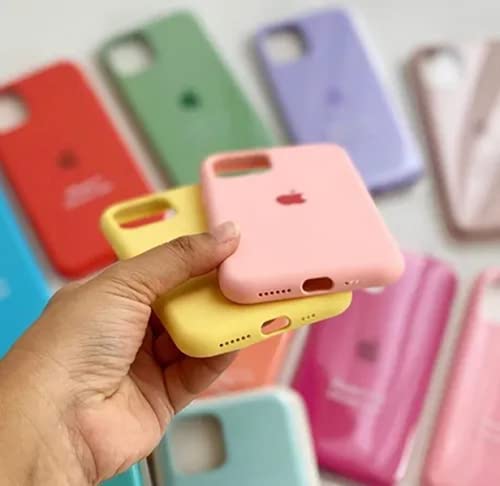 Capa Capinha Case Aveludada Para iPhone 11 Cor:Rosa Pink