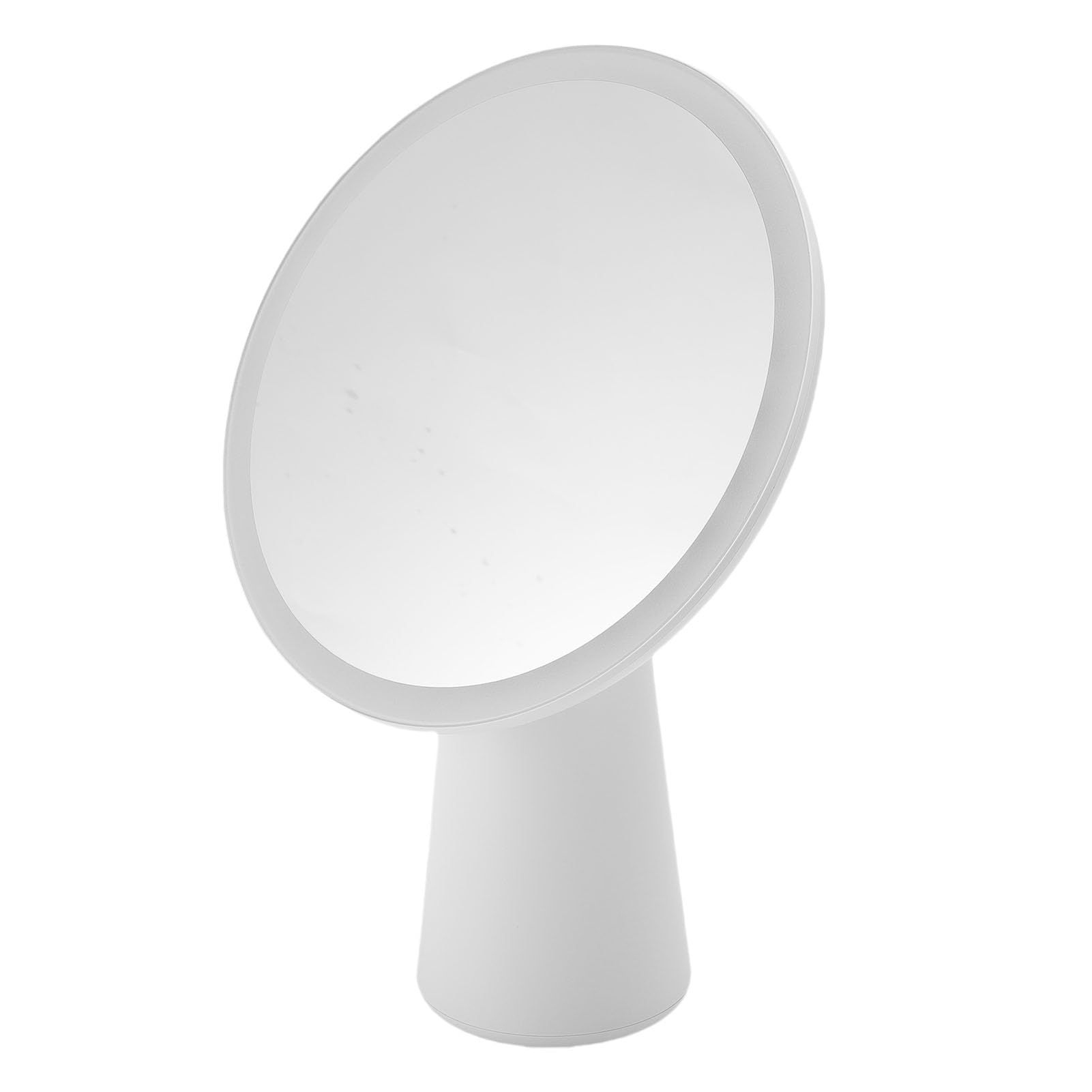Tragbarer LED-Schminkspiegel 7,6 Zoll Touch Control |Sonnenschutz-Testspiegel mit Wiederaufladbarem Typ-C-HD-Bildschirm Zur Überprüfung der Sonnenschutzanwendung, Tragbarer Reisespiegel,
