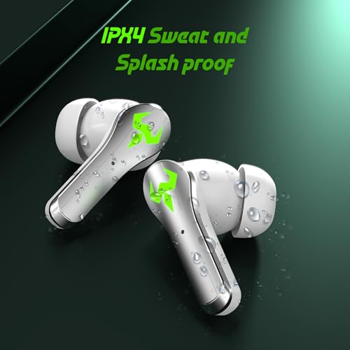 Image of AROMA NB126 Axis Upto 50 Hours Playtime* Fast Charging RGB 45Ms Latency True Wireless Bluetooth v5.4 Gaming Earbuds