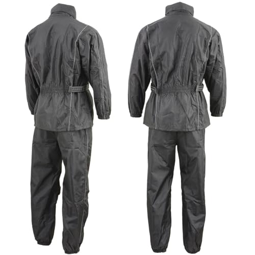 Image of Milwaukee Leather Men's Motorcycle Riding Water Resistant Rain Suit