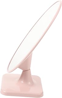 NOLITOY Espejo de tocador ovalado rosa pequeñ...