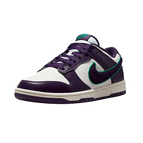 Nike Mens Dunk Low DQ7683 100 Chenille Swoosh - Grand Purple - Size 11.53