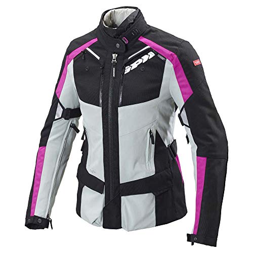 SPIDI 4SEASON H2Out Lady Jacket, Black/Pink, Size 3XLarge