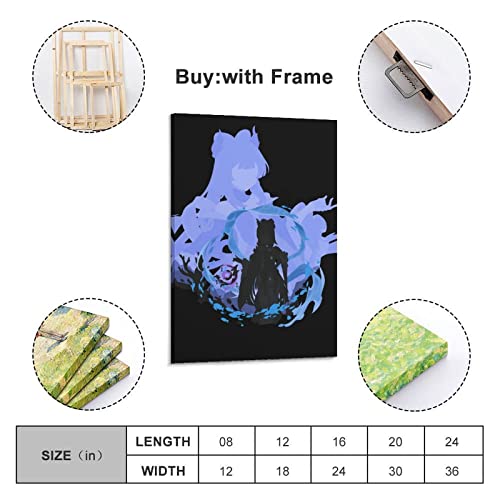 SDFGH Sangonomiya Kokomi, poster decorativo su