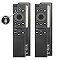 2 Pack BN59-01385A Solar Voice Remote New Replacement Compatible with Samsung Frame Smart TV Remote with Bluetooth Rechargeable Solar Cell, Compatible with Samsung Neo LED 4K Ultra HD TV, Black