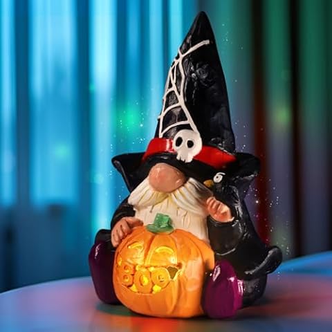 Eletorot Halloween Gnome Decorations: Gnome Statues Home Table Decorations Gifts Cover