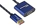 Produktbild Good Connections® SmartFLEX DisplayPort 1.4 an HDMI 2.0 Adapter - 4K UHD @60Hz RGB / 4:4:4 - KUPFERLEITER, Aluminiumgehäuse - HOCHFLEXIBEL - dunkelblau - 0,2 m / 20 cm