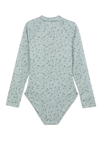 Gottex Kids Textured Long Sleeve Zip Front One Piece Swimsuit Chlorine Fade Resistant and Built-in UPF UV 50+ Protection2