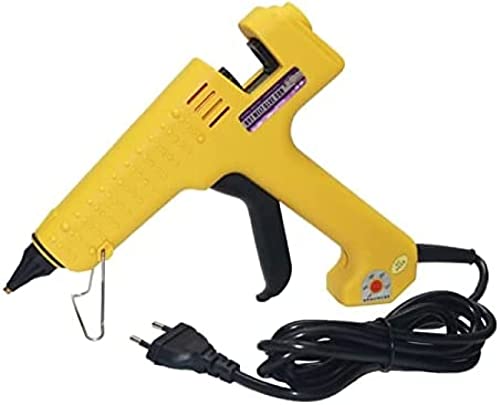 Bezprzewodowy pistolet do klejenia na gorąco, 200 W/250 W, regulowana temperatura, pistolet termiczny z długą dyszą, profesjonalny zestaw narzędzi, długi czas czuwania