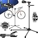 TecTake® Cavalletto Supporto Manutenzione per Bicicletta, Bici, Cavalletto Manutenzione Bici, Regolabile a Diverse Altezze, con Vassoio Portautensili, Supporto Bici
