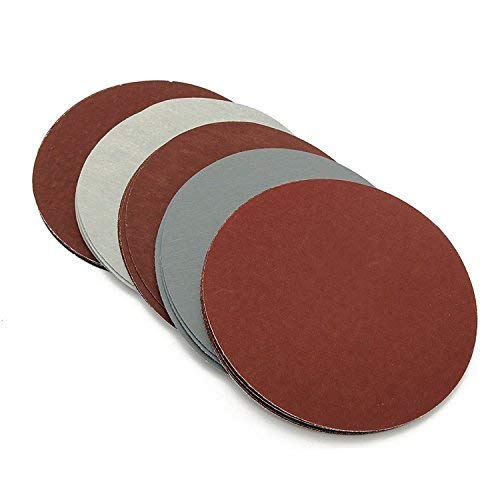 DBSCD 30pcs/Lot 125mm 5 Inches Grit 800 1000 1200 1500 2000 3000 Sanding Discs Hook Loop Sandpaper Round Sandpaper Disk Sand Sheet CAIMEI Sander