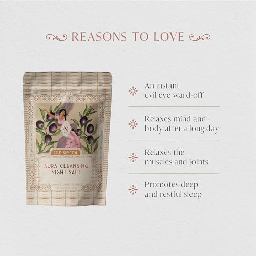 Old School Rituals Aura-Cleansing Night Bath Salt | Relaxes Body & Mind After a Tiring Day | Promotes Restful Sleep | Cleanses Skin | 300 g - Image 2
