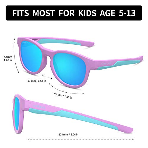 Acbluce Girls Sunglasses For Kids Polarized Sports Teen Youth Children Fishing Glasses Age 5-13 #TOP1