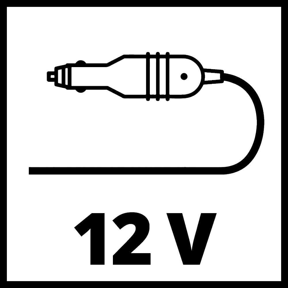 Einhell Samochodowa wkrętarka udarowa CC-HS 12/1 (12 V, maks. moment obrotowy 350 Nm, zintegrowana poziomica, światło LED, w zestawie 2 klucze nasadowe 17/19 i 21/23 mm, walizka)