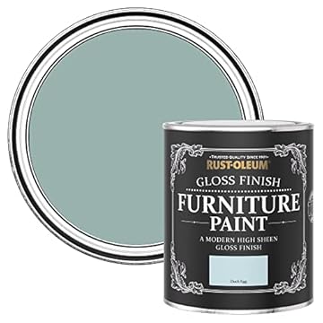 Rust-Oleum Blue Furniture Paint in Gloss Finish - Duck Egg 750ml