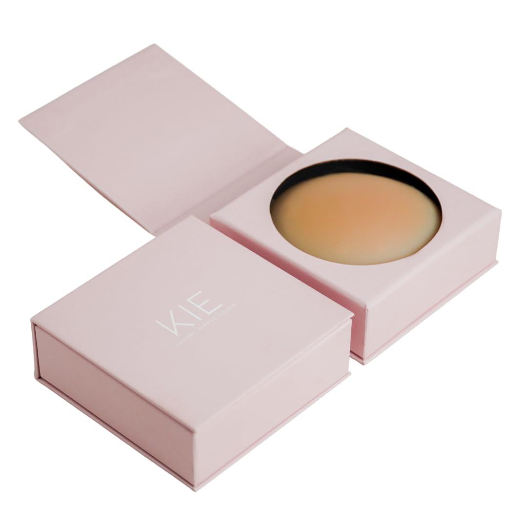 Luxury Nipple Covers 2 PAIRS Reusable Adhesive Breast Pasties for Strapless Outfits