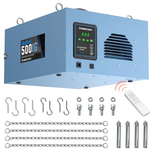 Abestorm Air Filtration System Woodworking with Remote-Controlled...