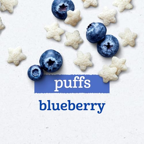 Gerber Baby Snacks Puffs, Blueberry, 1.48 Ounce (Pack of 6)