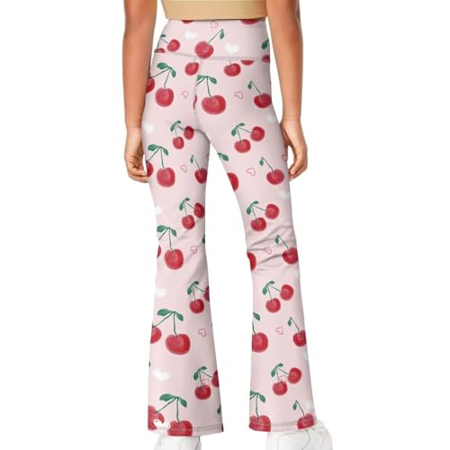 Girls Flare Legging Stretch High Waist Cross Yoga Pants Casual Bootcut Stretch Sports Sweatpants for 5-14 Teens4