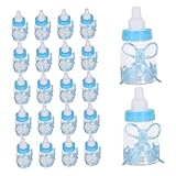 WEKAMOS 24 piezas Tarros de Dulces con Forma de Oso Frascos Reutilizables para Fiestas Shower Diseño Transparente Fácil y Seguro para Regalos Originales