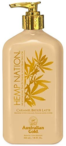 Australian Gold Hemp Nation Caramel Brulee Latte Moisturizing Tan Extender With Hemp Seed Oil
