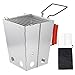 Petit gril de barbecue, grilles de barbecue pliantes de gril de camping, outils de barbecue ensemble d'outils de grillage pour le camping de barbecue