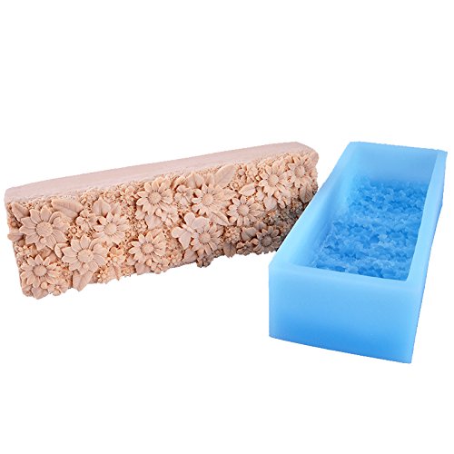 Moule à savon rectangulaire en silicone pour créer des cadeaux faits main uniques