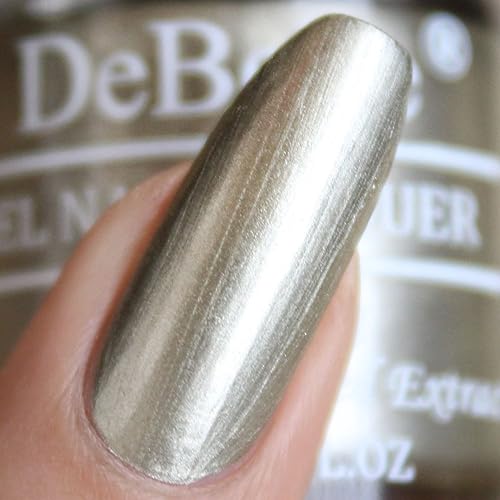 Image of DeBelle Gel Nail Polish Rustique Gold (Metallic Rust Gold Nail Paint)|Non UV - Gel Finish |Chip Resistant | Seaweed Enriched Formula| Long Lasting|Cruelty and Toxic Free| 8ml