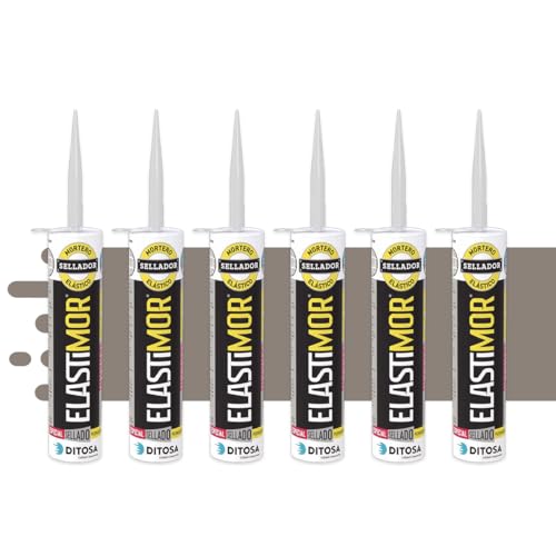 Mortero sellador para reparar grietas con cemento express impermeable ELASTIMOR de 310 ml 2