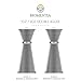 Homestia Japanese Jigger - Cocktail Measuring Double Jiggers for Bartending, Copper Jigger with Measurements Inside - Stainless Steel Bar Tools For Bartenders, 2 oz 1 oz with 1 Pourer (Black)