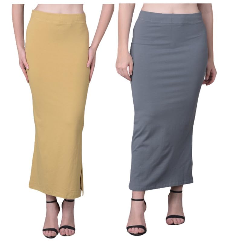 Image of Comfort Lady Women Cotton Blend Saree Shapewear /Saree Shapers Underskirt /Saree Petticoat