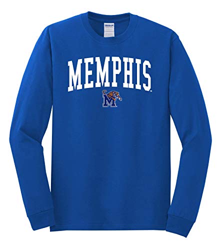 University of Memphis Tigers NCAA Jumbo Arch Long Sleeve T-Shirt