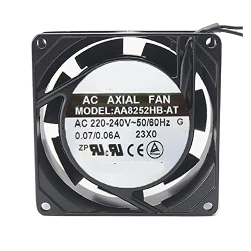 Ventilateur Aa8252hb-at 220V 8025 pour refroidissement d'armoire électrique axiale