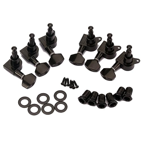 Mikinona 6piezas Afinación Guitarra Eléctrica Lr Para Diestros y Zurdos Afinadores Sellados Para...