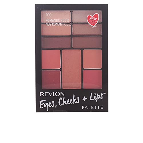 Revlon Eyes Cheeks and Lips Compact Palette, 100 Romantic Nudes, 100ml