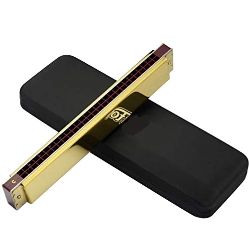 KIRANDIE Harmonica 28 Trous Professionnel Bouche Organ Harpe Instrumentos clé C Instruments de Musique T28-3 Argent Or… - Les Beatles, Paul McCartney, John Lennon, RIngo Starr, George Harrison KIRANDIE Harmonica 28 Trous Professionnel Bouche Organ Harpe Instrumentos clé C Instruments de Musique T28-3 Argent Or… – Image 4