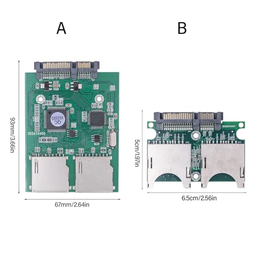 Transfert de données rapide avec ce convertisseur RAID0 2 ports PC - 3