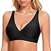 JOYTREE Glatter BHS V-Ausschnitt Damen Ohne Bügel Bügelloser BH Ultrakomfortabler Tshirt BH Soft Schlaf BH mit zusätzlicher BH-Verlängerung Rauch Schwarz XL Ort mit günstig Kaufen-JOYTREE Glatter BHS V-Ausschnitt Damen Ohne Bügel Bügelloser BH Ultrakomfortabler Tshirt BH Soft Schlaf BH mit zusätzlicher BH-Verlängerung Rauch Schwarz XL