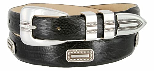 S5349 Vincente Genuine Full-Grain Cowhide Leather Dress Belt 1-1/8