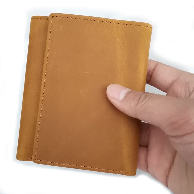 Engraved Leather Wallets for Grandson, Leather Tri-fold Wallet for Men, Gifts To My Grandson from Grandma Nana, Birthday Graduation Wedding Xmas Gifts (Enjoy the Ride from Nana)4