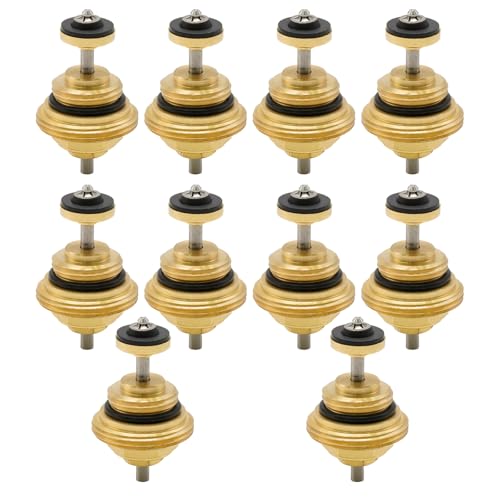 Hoypeyfiy 10 Stk. Verteiler M30 x 1,5 mm G1/2 Messing Rückholbolzen, Verteiler Ventileinsatz und Heizkreisverteiler, Fußbodenheizungsverteiler für UFH Stellantrieb