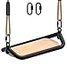 SELEWARE Schaukel Outdoor Kinder Schaukelsitz - Indoor Kinderschaukel Holz Gartenschaukel mit Verstellbarem Seil Breite Sitzfläche Erwachsene Holzschaukel Hängende Baumschaukel 227 kg Kapazität