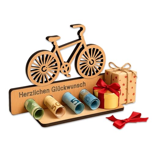 ✅ 🌿 Legno Naturale FSC, Design Vintage e Resistente-->Realizzato in legno FSC spesso 6 mm, questo modello di bicicletta è robusto e durevole. Il suo design vintage si abbina perfettamente a qualsiasi arredamento, aggiungendo un tocco di stile e originalità alla casa o all'ufficio.