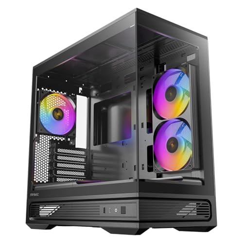 Image of Antec C2M ARGB, Micro ATX PC Case, 3 PWM ARGB Fans Included, Black