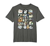 Minerales Piedras preciosas Cristales Coleccionismo de rocas Geología Camiseta