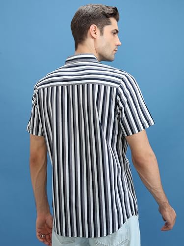 Image of Ketch Men Pure Cotton Loose Fit Half Sleeve Shirt