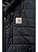 Carhartt mens Gilliam Jacket (Regular and Big & Tall Sizes) Outerwear, Black, X-Large US
