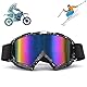 Motocross Brille, Moped Brille, Mtb Brille für Fullface Helm, Antibeschlag Uv Crossbrille Mit Schaumstoffpolsterung, Ski Brille, Sowohl für Damen Als Auch für Herren, Geeignet für Outdoor-Sportarten