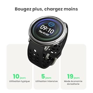 Amazfit Active 2 Smart Watch 44mm, AI, Contrôle Vocal, GPS et Cartes incluses, Batterie 10 Jours, Montre Intelligente, 160+ Modes Sportifs, 5 ATM Water Resistant pour Android et iPhone