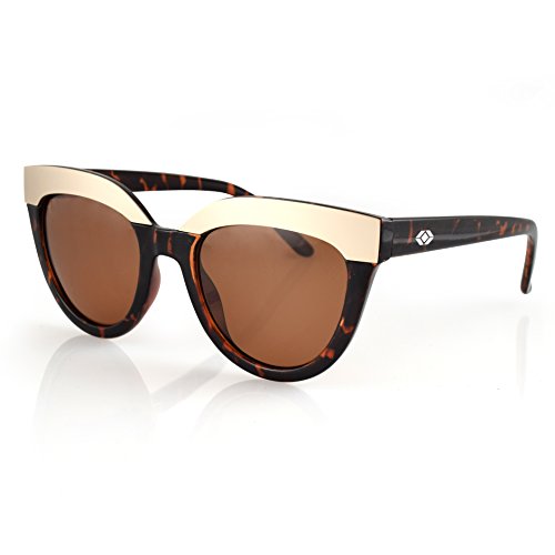 13Fifty Charlotte Cateye Polarized Retro Women's Sunglasses - Multiple Colors